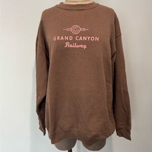 Fruit of the Loom Brown Fleece Sweatshirt